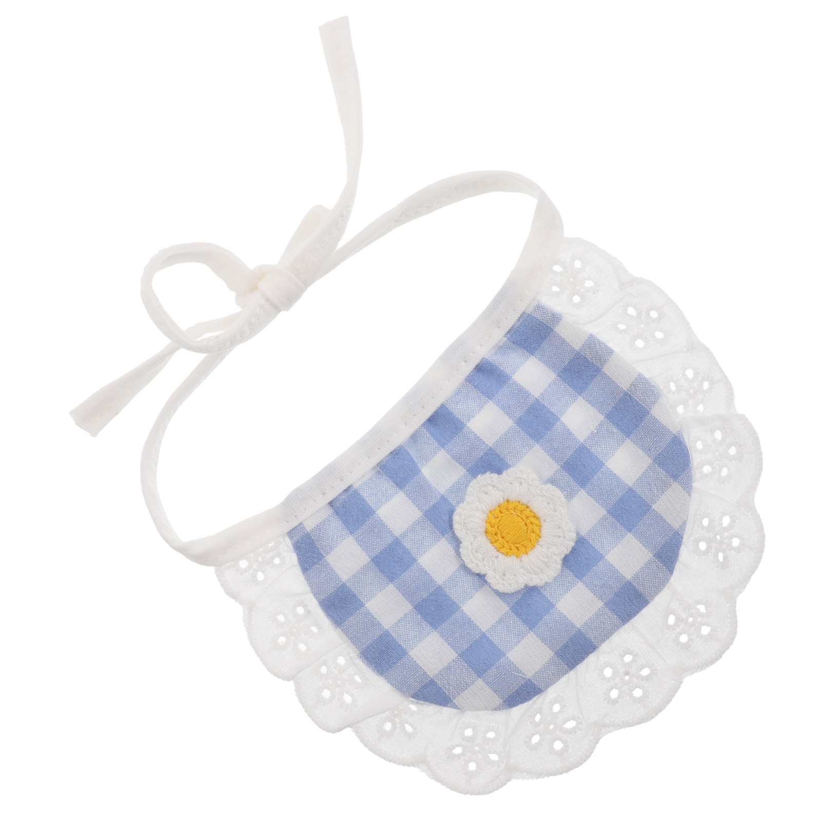 Bandana Cotton - Pet Neckerchief Lace Bandana Bib Cotton