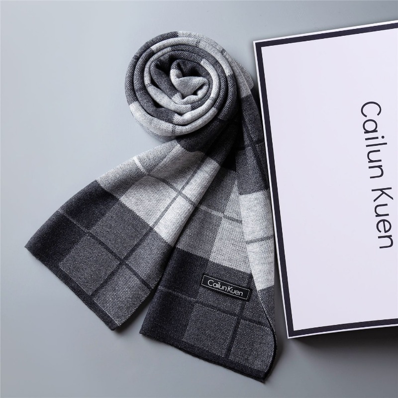 New Men's Versatile Wool Blend - đánh giá và giá Muffler Men Wool