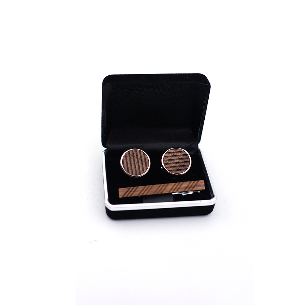 Gỗ Chất Lượng Cao Khuy Áo Khoá - đánh giá và giá Tie Bar Set Gift
