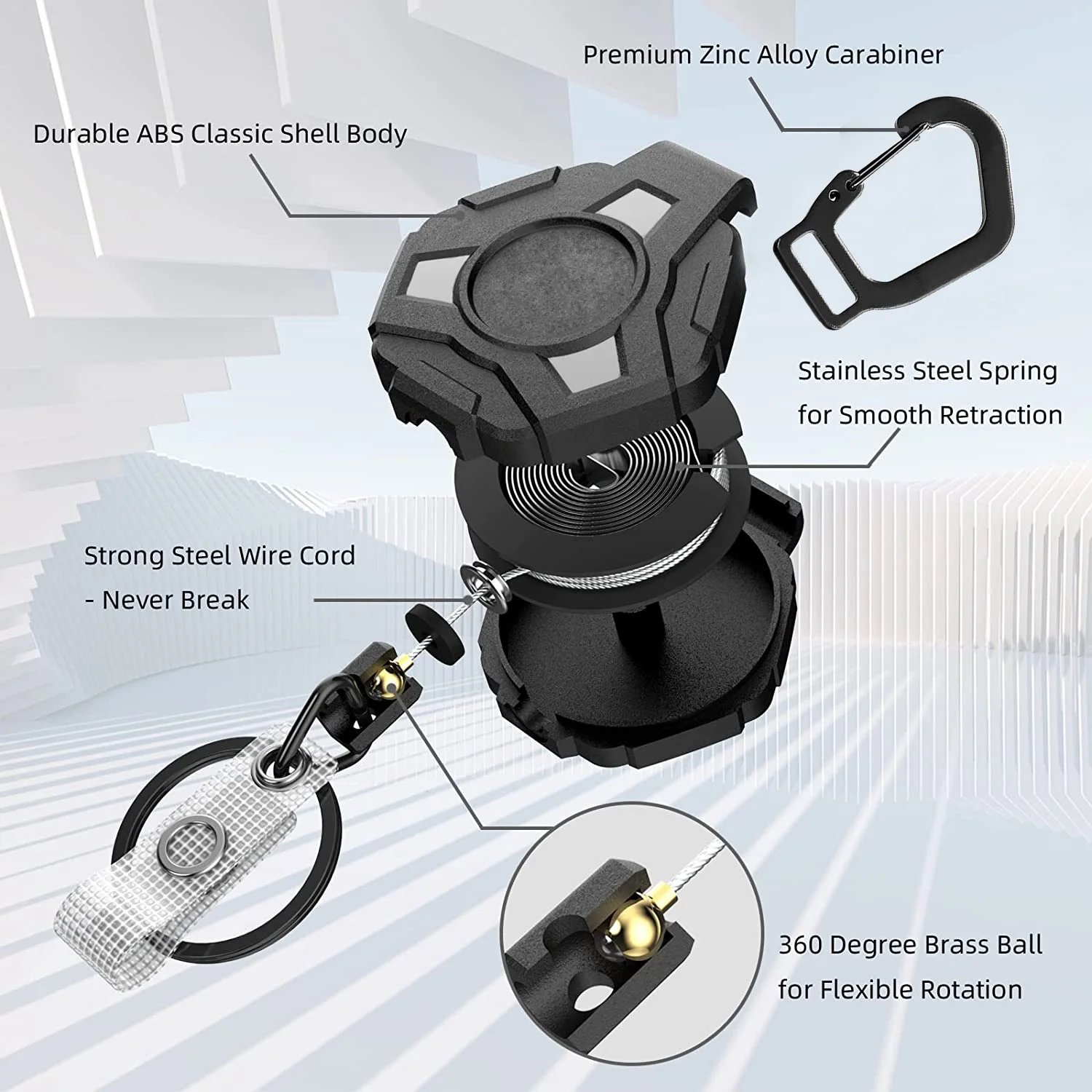 Fishing Retractable Anti-Lost  - đánh giá và giá Lanyard Badge Holder