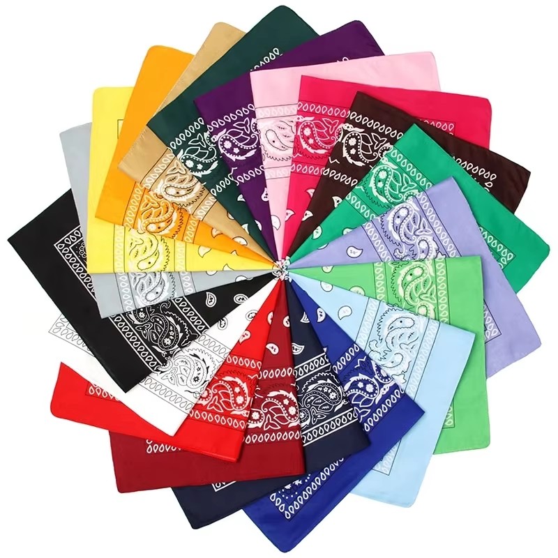 1/4 Pcs Men Women Bandana Hair - đánh giá và giá Bandana Cotton