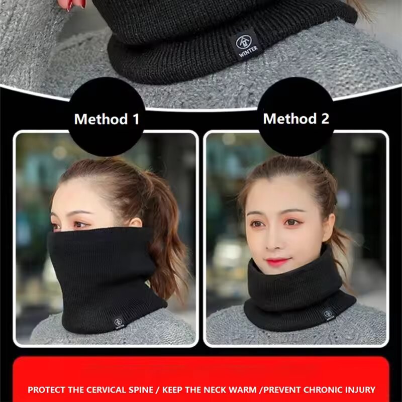 Winter Warm Knitted Neck Scarf - đánh giá và giá Muffler Men Wool