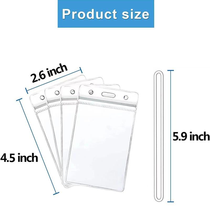 Clear Plastic ID Badge Holders - đánh giá và giá Lanyard Badge Holder