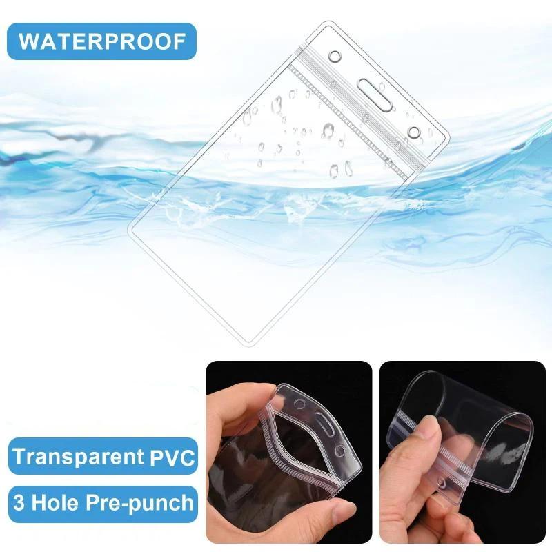 Clear Plastic ID Badge Holders - đánh giá và giá Lanyard Badge Holder