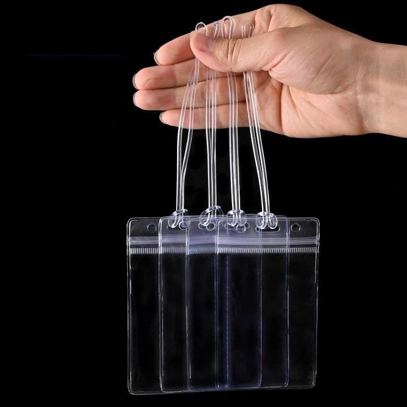 Clear Plastic ID Badge Holders - đánh giá và giá Lanyard Badge Holder