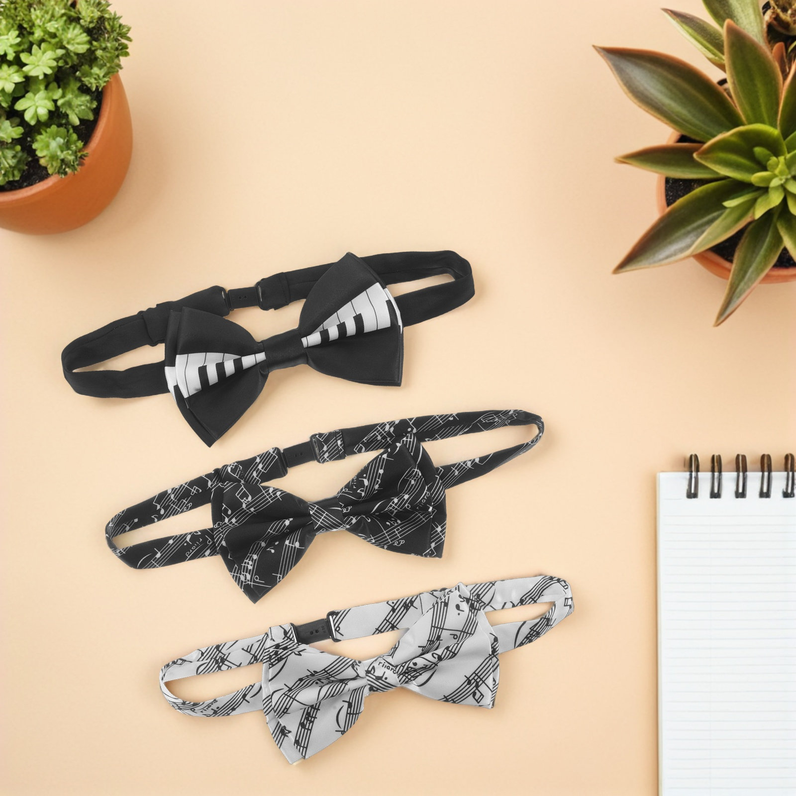 3pcs Piano Theme Bow Tie Pre-T - đánh giá và giá Bow Tie Pre Tied