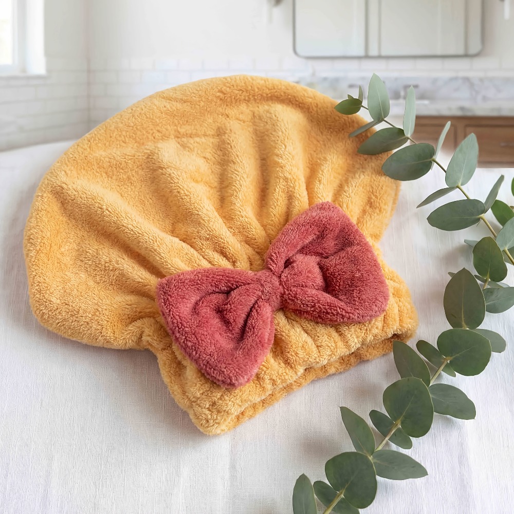 Microfiber Hair Drying Cap, Qu - đánh giá và giá Head Wrap Turban