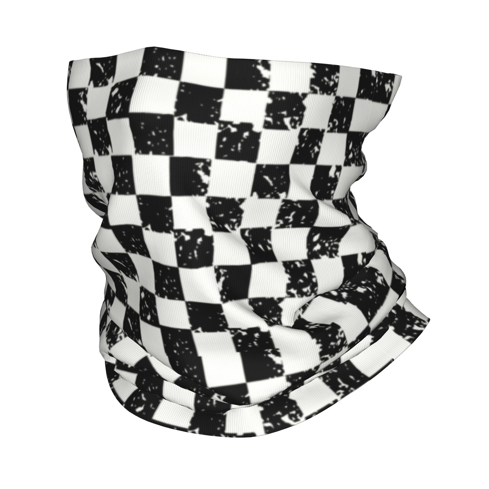 Custom Retro Checkered Flag Wi - đánh giá và giá Neck Warmer Tube