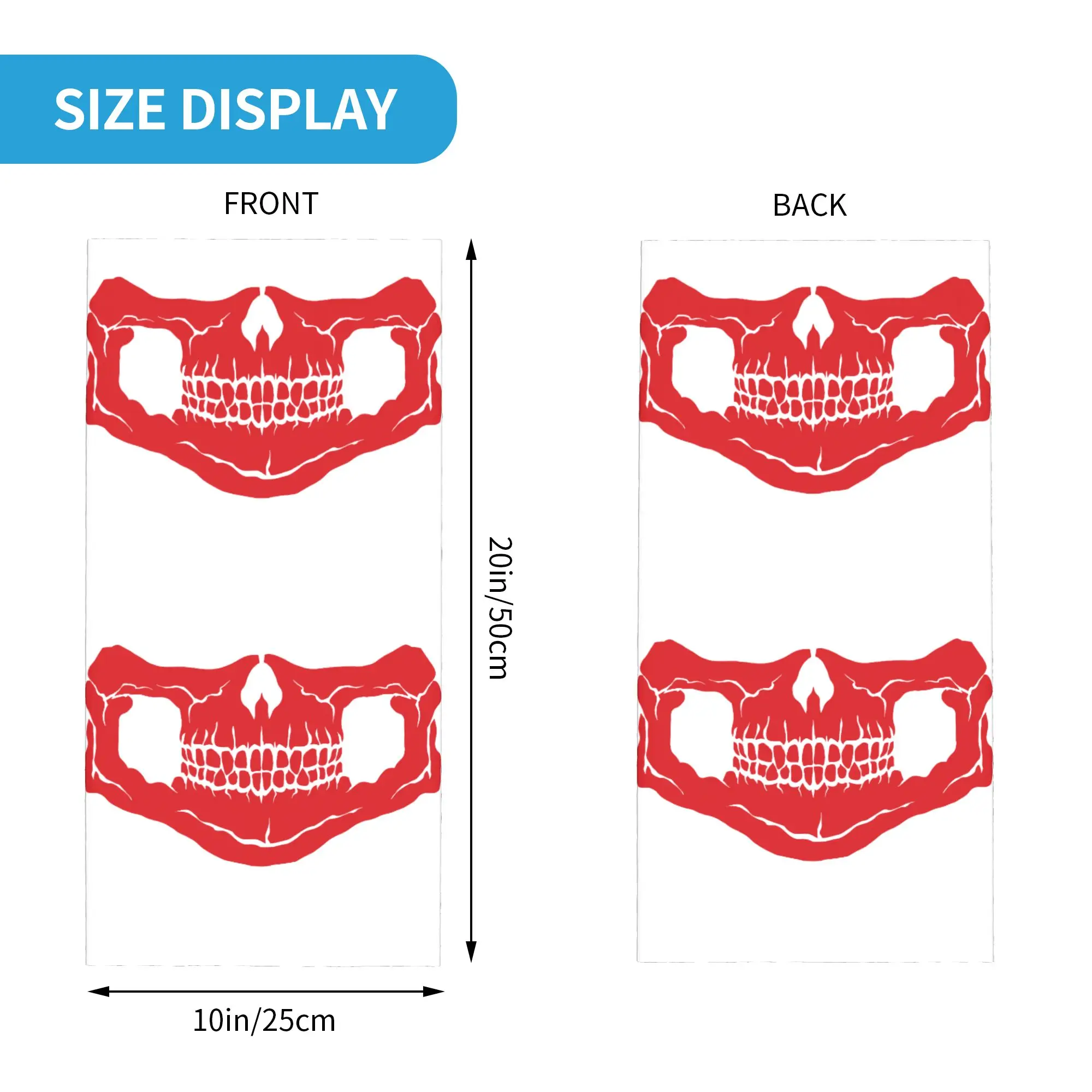 New Horror Skeleton Halloween  - đánh giá và giá Neck Warmer Tube