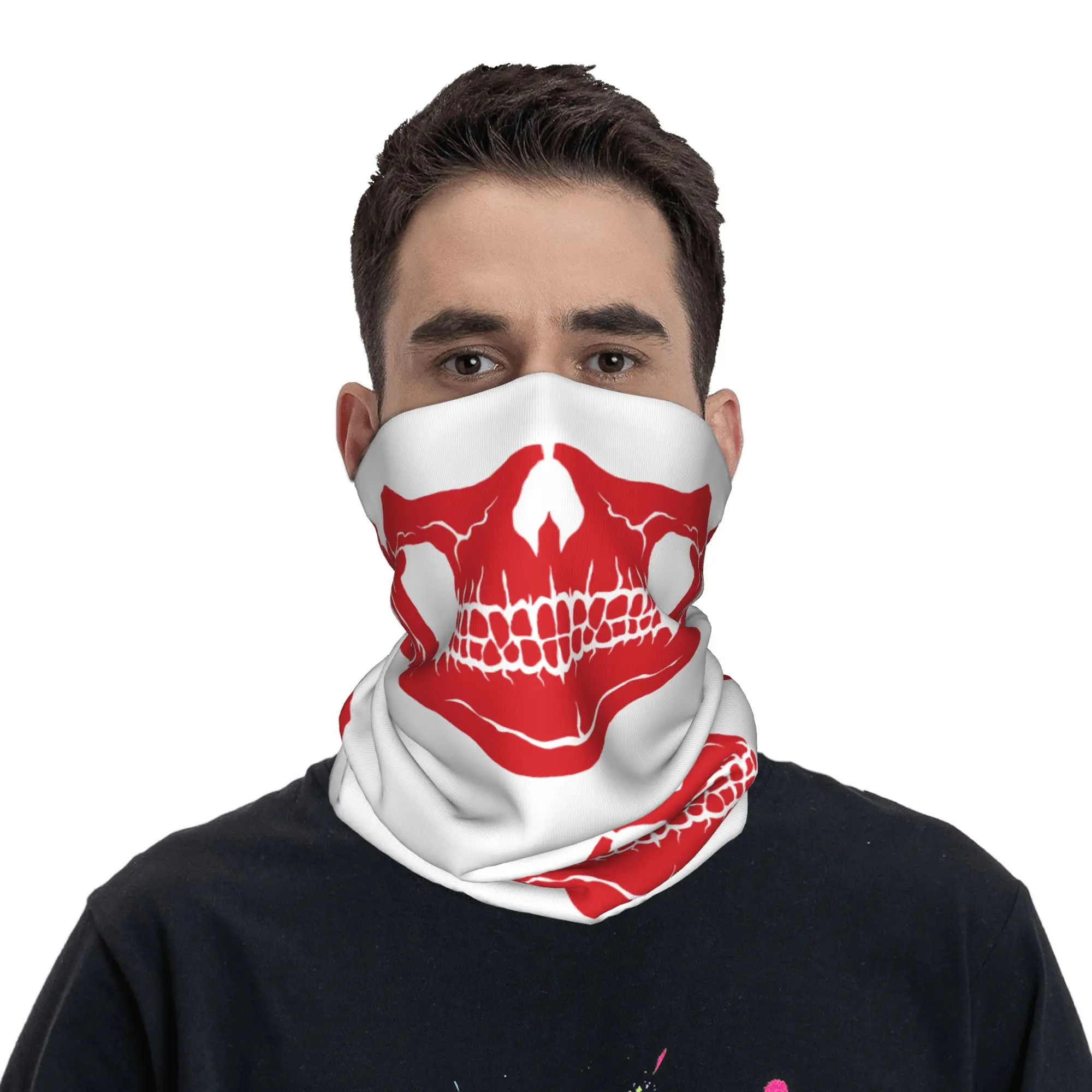New Horror Skeleton Halloween  - đánh giá và giá Neck Warmer Tube
