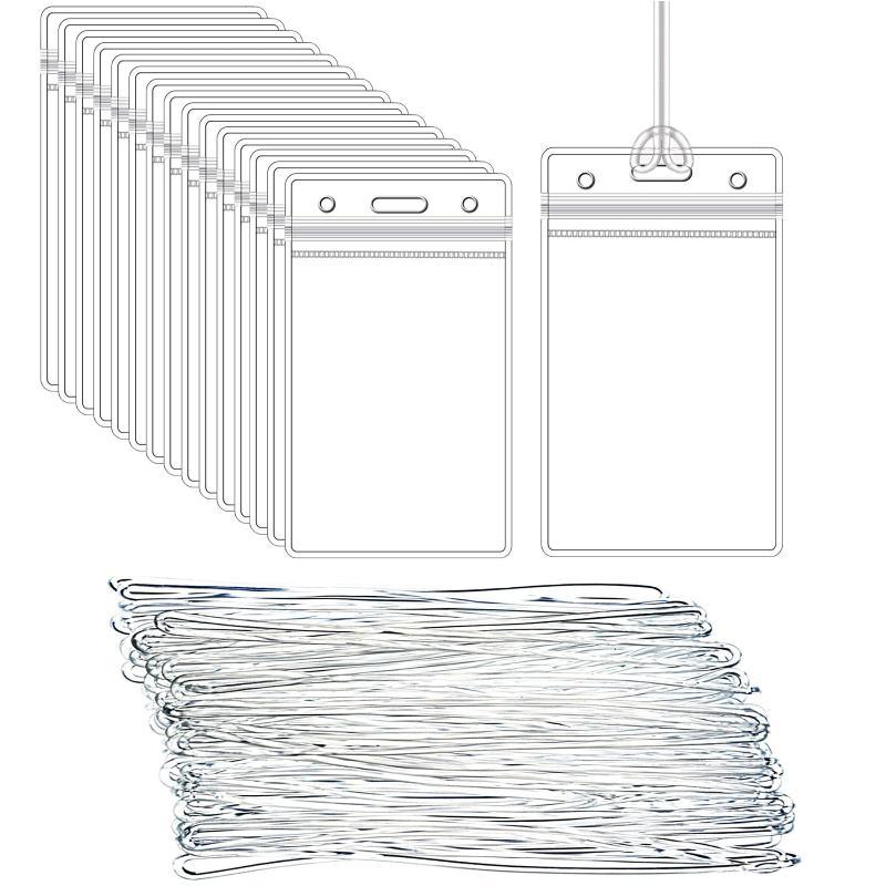 Clear Plastic ID Badge Holders - đánh giá và giá Lanyard Badge Holder